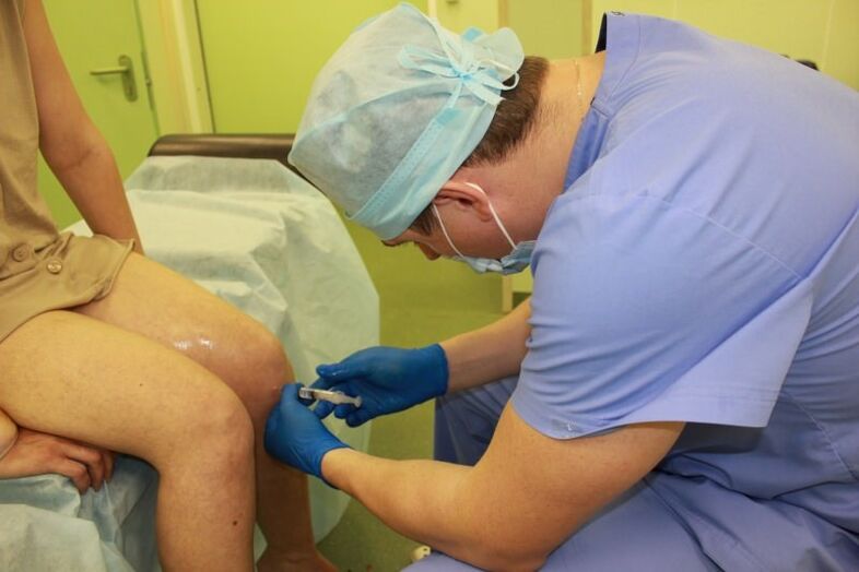 Вътреставните инжекции са последна мярка при много тежки лезии на коляното